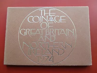The Coinage Of Great Britain And Northern Ireland 1974 Proof Set      (ref  797) • £18.99