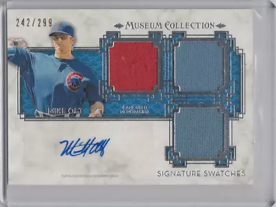 2014 Topps Museum Collection Signatures Swatches MIKE OLT Jersey/Auto /299 Cubs • $3