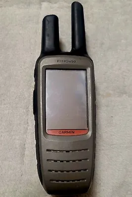 Garmin Model Rino Model # 650 Handheld GPS Radio UNTESTED  • $149.99