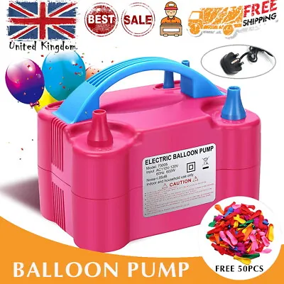 £12.99 • Buy 600W Balloon Inflator Pump Electric Air High Power Blower Party Portable UK PLUG