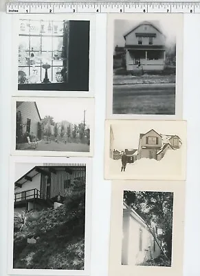 (12) Vintage Photo Lot / HAUNTED HOUSES Can Be Challenging 4 Some OLD SNAPSHOTS • $6.33