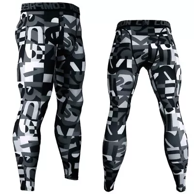 Mens Brazilian Jiu Jitsu Spats Compression Pants MMA BJJ No Gi Wear • $15.19