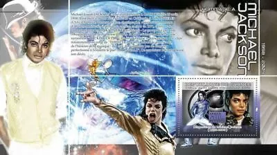 Michael Jackson Stamp Tribute 1958 2009 Scream King Pop Star S/S MNH #6623 • $16.61