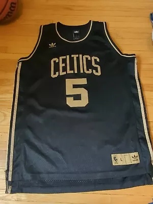 Limited Edition Celtics Garnett Adidas Jersey Black And Gold • $29.26