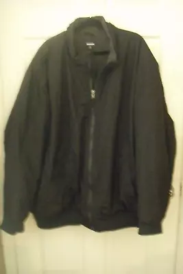 Kingsize Men's Big & Tall Fleece Lined Zip Coat Jacket Water Resistant Warm • $45