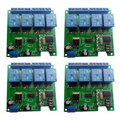 DC 12V 4CH Remote Controller Switch Module DTMF Relay MT8870 Phone Voice Decoder • $15.69