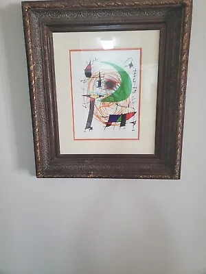 Joan Miro Green Moon Signed And Numbered • $1000