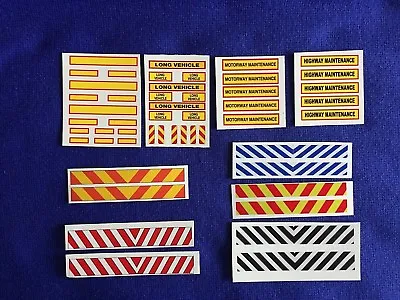 1:50 Scale Inkjet Waterslide Decals Code 3 Job Lot Heavy Haulage Tekno Wsi • £12