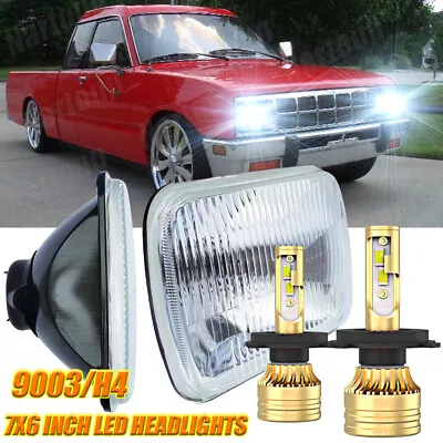 For 1984 1985 1986 1995 Isuzu Pickup 2PCS 7x6  LED Headlights High/Low Beam DOT • $128.79