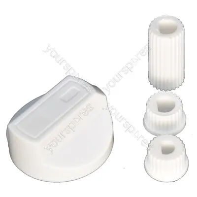 Hoover Universal Cooker/Oven/Grill Control Knob And Adaptors White • £2.90