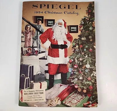 Original 1954 Spiegel Christmas Catalog Book Vintage Toys Fashion Household Guns • $79