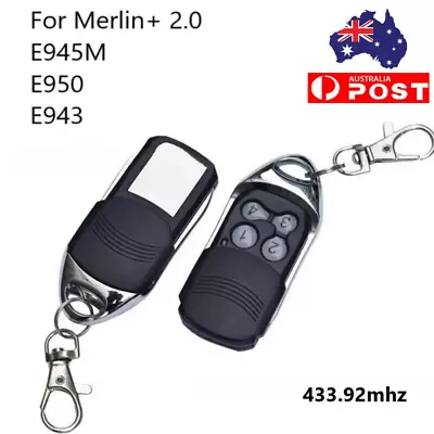 For Merlin+ 2.0 E945M E950 E943 Garage Gate Door Remote Control 433.92mhz • $19.78