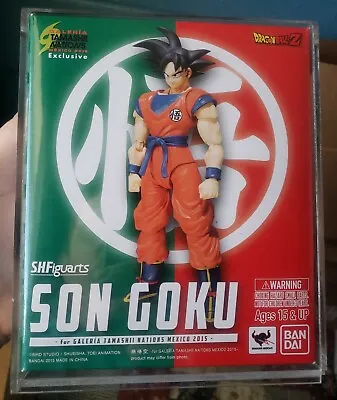 Goku SH Figuarts Tamashi Galeria 2015 Mexico Exclusive Super Rare 🇺🇸 Seller  • $7781