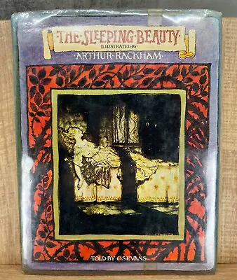 The Sleeping Beauty  Illustrated By Arthur Rackham CS Evans Viking Press 1972 • $20