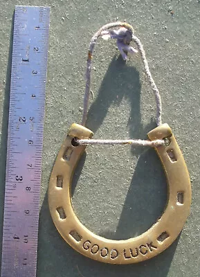 £8 • Buy Lucky Brass Horseshoe, 'Good Luck', Free P&P,  Pony Horse Wedding Exam Charm