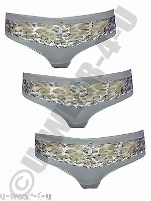 Ladies Ex Marks & Spencer Brazilian Lace Knickers Per Una Underwear Briefs • £2