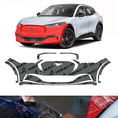 2021-2023 Mustang Mach-E Pre-Cut Front Bumper Paint Protection Clear Film PPF • $139.99