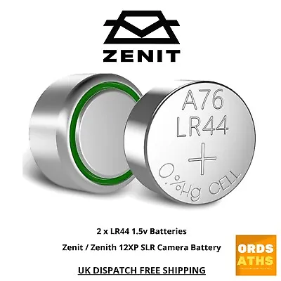 Battery Replacement For Zenit / Zenith 12XP SLR Camera 2 X 1.5V • £3.49