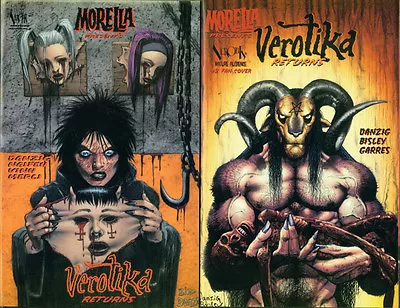 VEROTIKA RETURNS 1 & 2 Ltd. Ed. BISLEY FAN COVERS DANZIG VEROTIK OOP HTF • $20