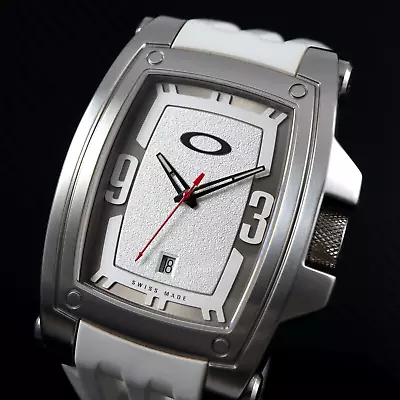 OAKLEY WARRANT White Dial Cal. Ronda 515 Siss Made Watch • $508.89