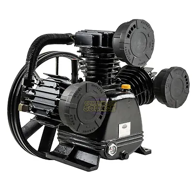 5 - 7.5 HP Replacement Air Compressor Pump Single Stage 3 Cylinder 17.5 CFM Max • $369.95