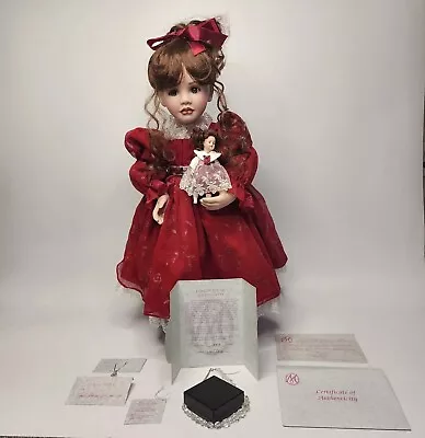 Marie Osmond Doll Young Love Coming Up Roses W Dolly Bracelet 24 In COA Ed 13919 • $399.99