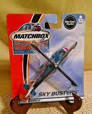 Matchbox Hero City Sky Busters Rescue Helicopter Metro 24/7 2002 New Diecast* • $14.99