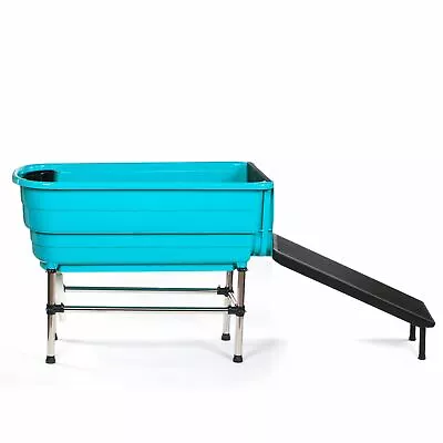 £259.99 • Buy Pedigroom Pet Dog Booster Bath With Ramp Plastic Mobile Portable Grooming Tub