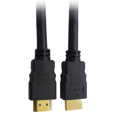 HDMI Gold Male Cable High Speed Ethernet V1.4 1080p Full HD HDTV PS3 TV Lead • £19.94