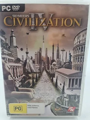 Sid Meiers Civilization IV - PC CD-ROM  *MONEY BACK GUARANTEE* *FAST SHIPPING* • $9.95