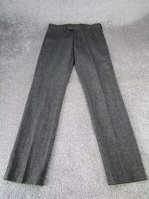 J. Crew Pants Mens 30 Bowery Gray Twill Slim Straight Slacks Formal 30X31 • $24.99