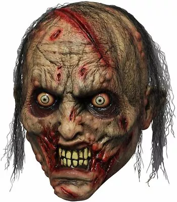 Biter Zombie Latex Scary Head Mask Halloween Horror Fun • £40.82