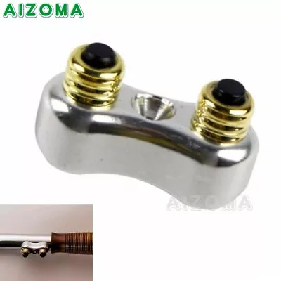 Motorcycle 7/8  1  Handlebar Mini Dual Push Button Switch For Harley Cafe Racer • $24.44