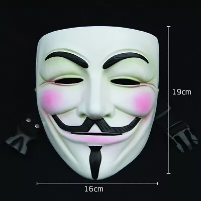 $25.39 • Buy High-grade Resin Mask Halloween Cosplay Guy Fawkes V For Vendetta Anonymous Prop