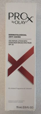 $9.85 • Buy PROX BY OLAY ANTI-AGING AGE REPAIR LOTION WITH SPF 30 NEW 11/19 (2.5 FL Oz)