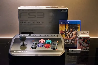 Hori Fighting Stick FS3 Arcade Stick Controller (PS5 & PC) + PS5 FGC Bundle • £92.99