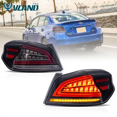 VLAND LED Tail Lights For 2015-2021 Subaru WRX Subaru WRX STI Clear Rear Lights • $299.99