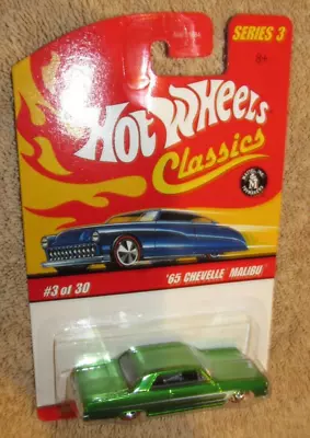 2006 Hot Wheels Classics Series 3 1965 Chevelle Malibu Green Metallic • $11.99