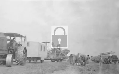 Steam Powered Farm Tractor Farming Equipment Machinery - 8x10 PRINT • $9.99