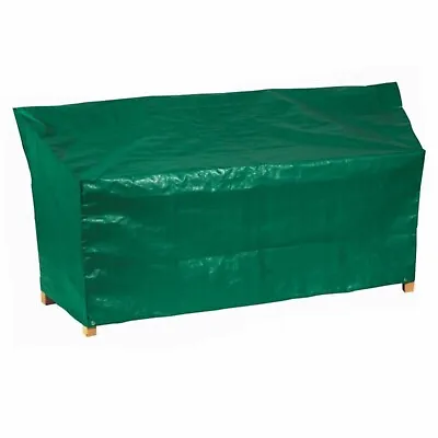 Heavy Duty Strong Waterproof 3 Seater Garden  Bench Cover Cord Green • £10.99