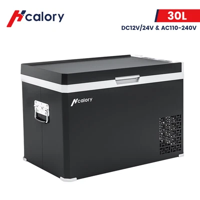 $263.99 • Buy 30L Fridge Freezer Portable Travel Camping Beach Car Cooler 12/24/240V Home Car 