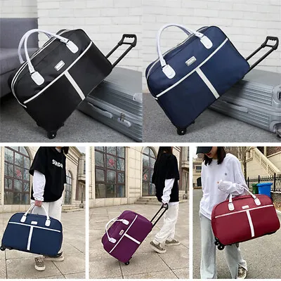 £23.98 • Buy Travel Luggage Bags Handbag Trolley Wheeled Holdall Vacation Bag Air Bag Weekend