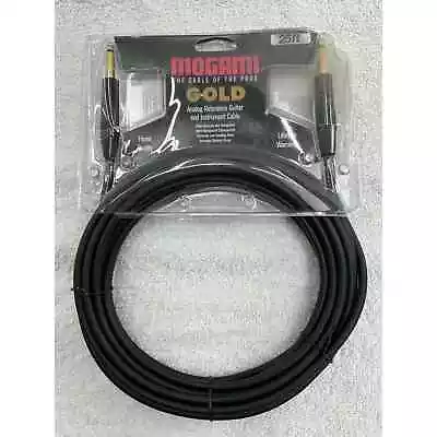 Mogami Gold Straight 1/4  TS-TS Guitar Instrument Cable  25ft • $59.49