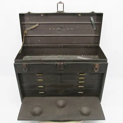 Vintage Kennedy Model 520 Steel 7-Drawer Machinist Tool Chest Metal Box W/ Key • $174.99