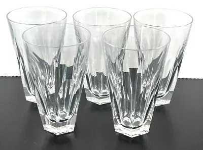 Waterford Crystal  Sheila   Flat Tumblers 8 Oz 4 7/8  Set Of 5 • $201.83