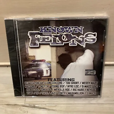 Known Felons CD (2005 UC IT) New Sealed PA Too Short Mac Dre Keak Da Sneak • $44.99