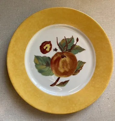 $17 • Buy Laure Japy Limoges Salad Plate Hand Painted Peach Fruit Design Excellent!
