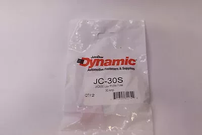 (2-Pk) John Dow Dynamics J-Case Low Profile Carded Fuse 30A JC-30S  • $4.13