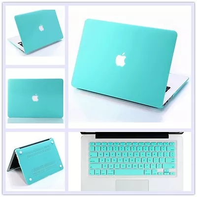 2in1 Rubberized Quicksand Hard Case Cover Cut-out For MacBook Air 11 13 /Pro 13  • $9.99