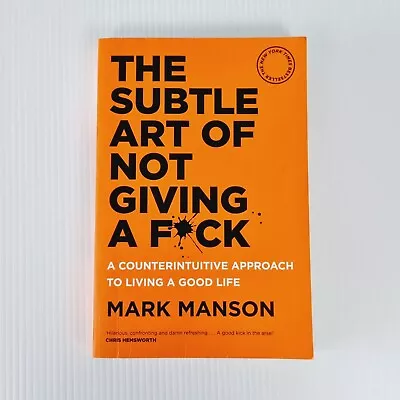 $19 • Buy The Subtle Art Of Not Giving A F*ck By Mark Mason Paperback Living A Good Life